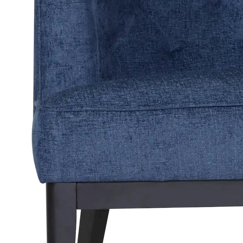 Fabric or Faux Leather Tufted Accent Chair