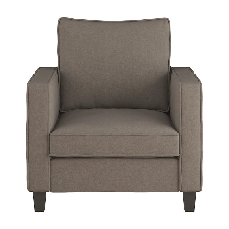 2 Piece Accent Chair with Ottoman Set