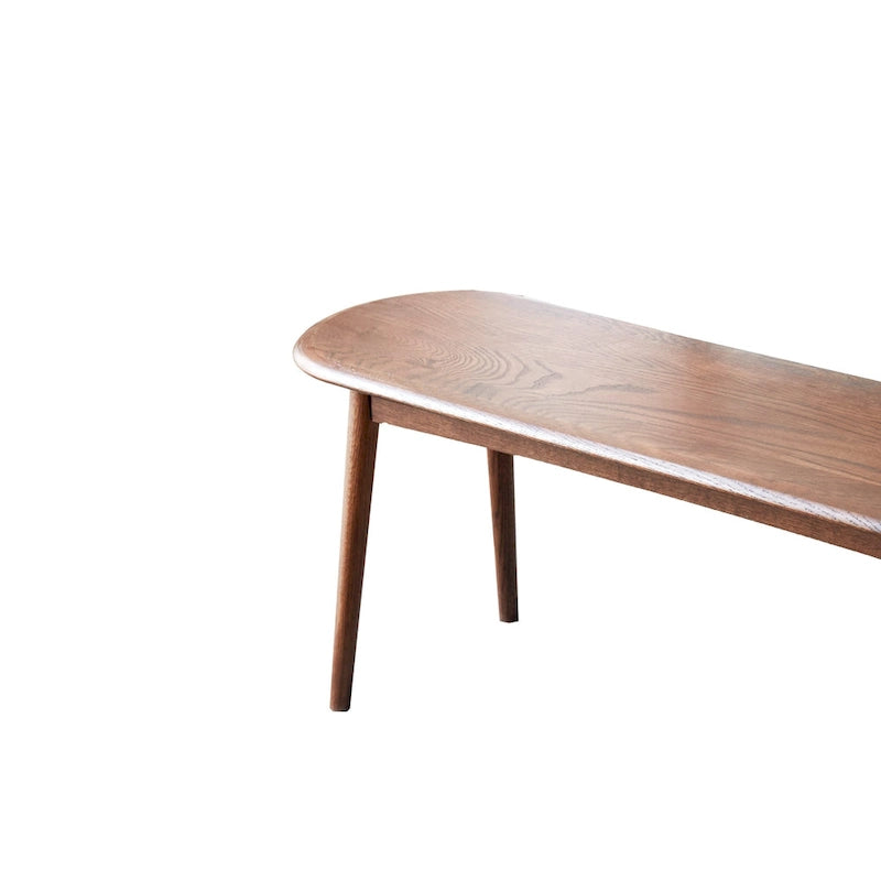 Panca in legno di quercia naturale in stile nordico