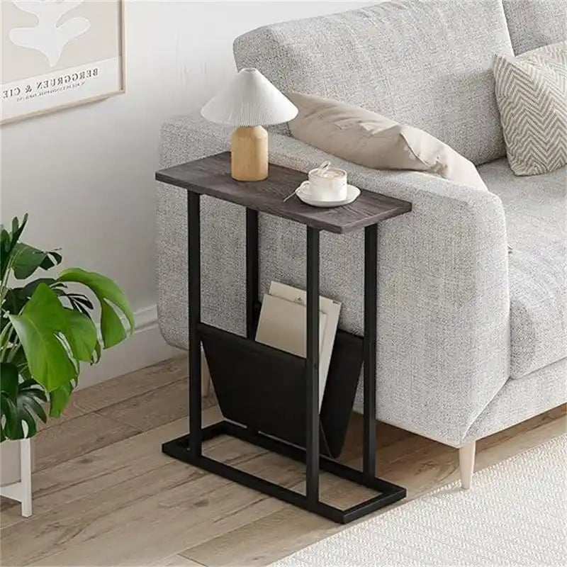 Traditional Style Small Narrow Side Table