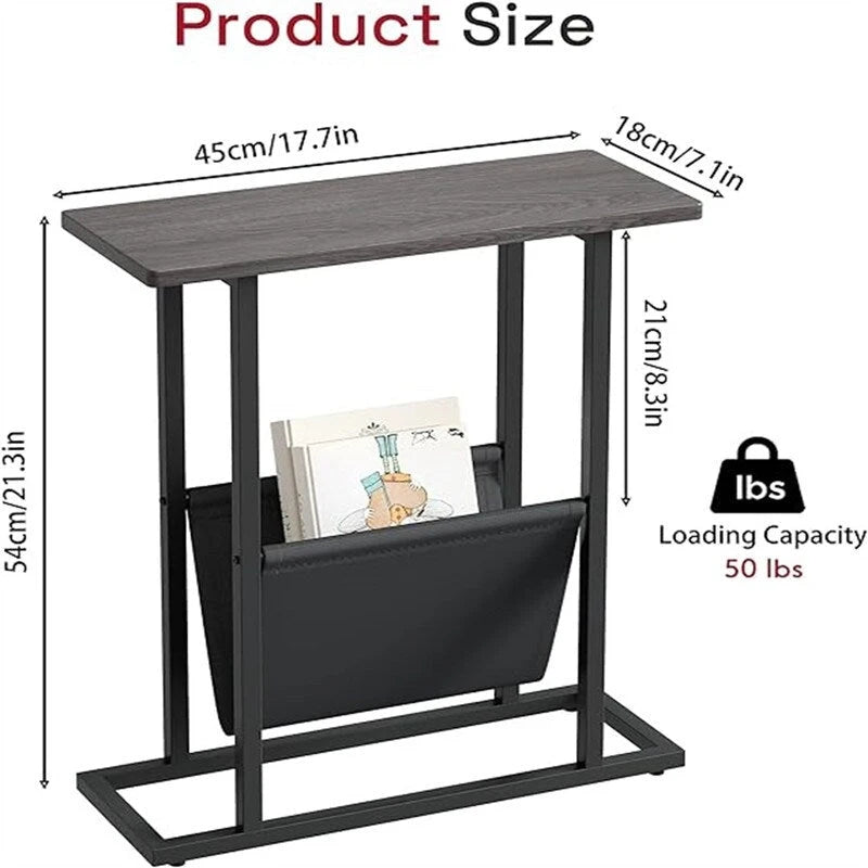 Traditional Style Small Narrow Side Table