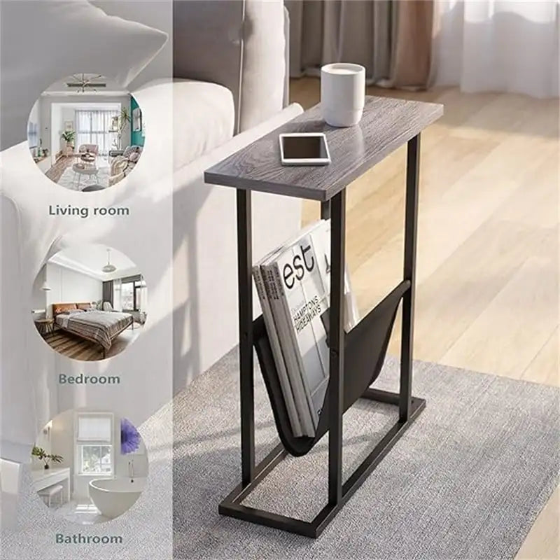 Traditional Style Small Narrow Side Table
