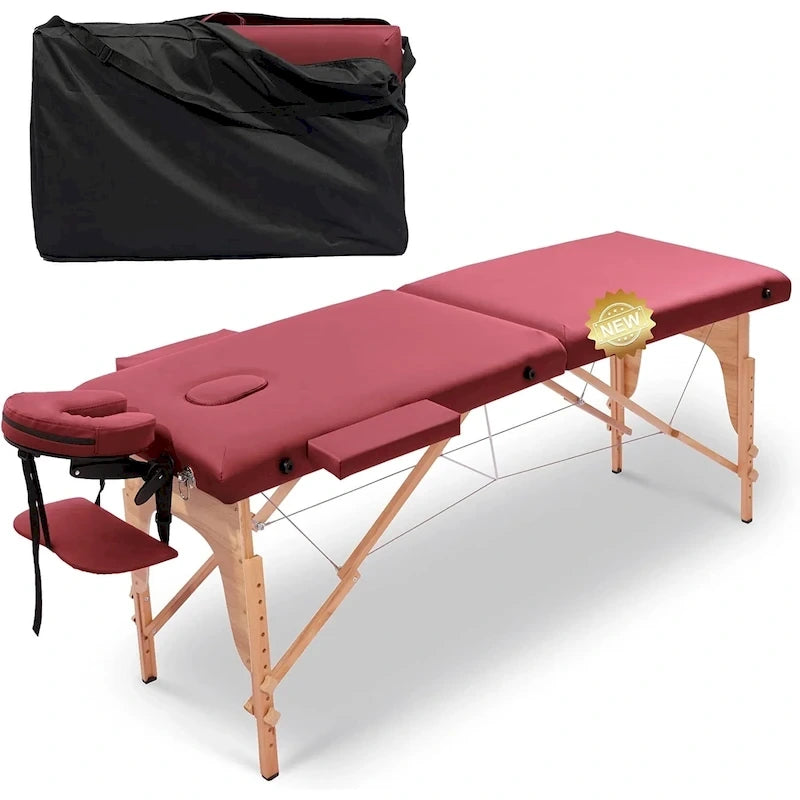Massage Table 84 Inches Long Portable with Carry Case Table