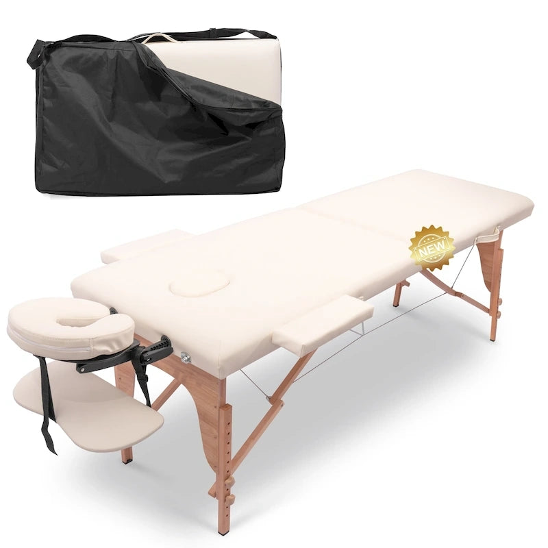 Massage Table 84 Inches Long Portable with Carry Case Table