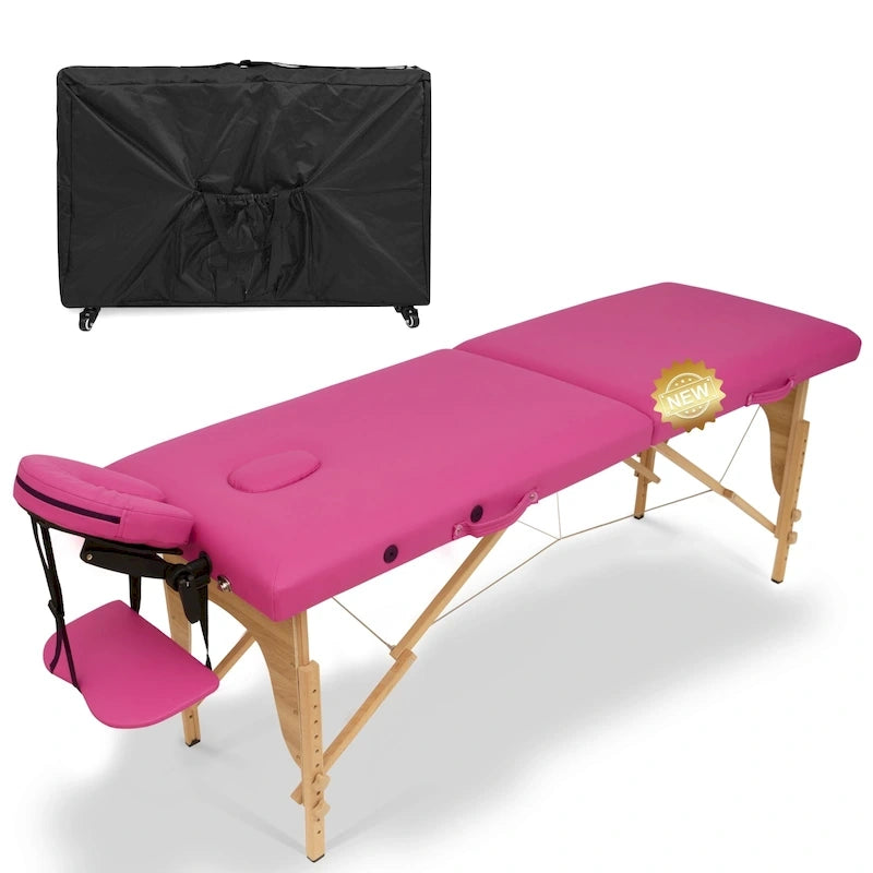Massage Table 84 Inches Long Portable with Carry Case Table