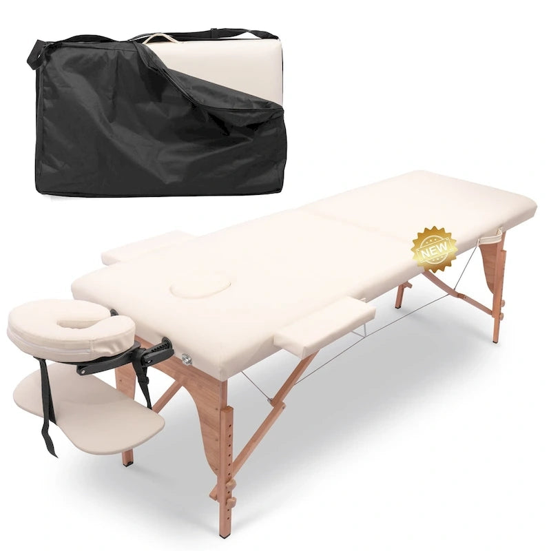 Massage Table 84 Inches Long Portable with Carry Case Table