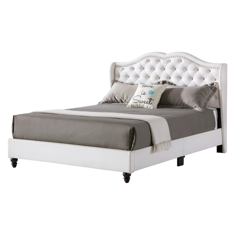 Nordic Style Tufted Upholstered Bed
