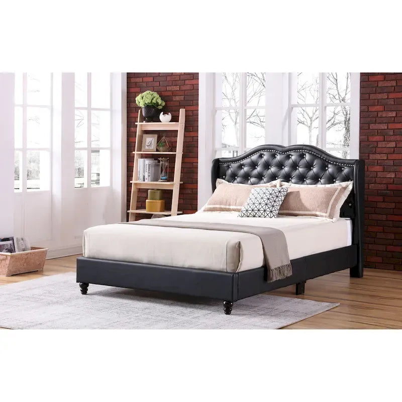 Nordic Style Tufted Upholstered Bed