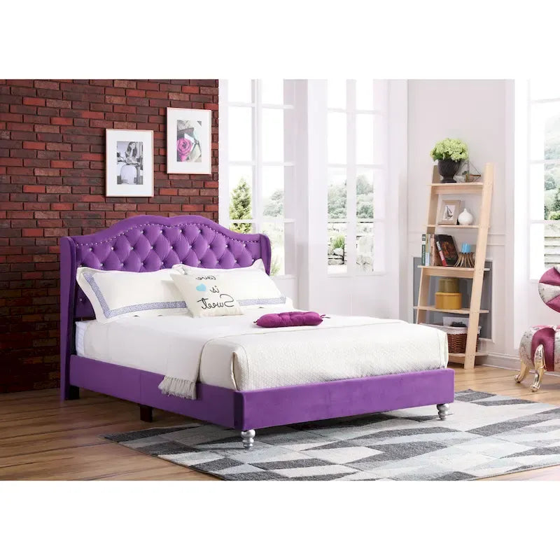 Nordic Style Tufted Upholstered Bed