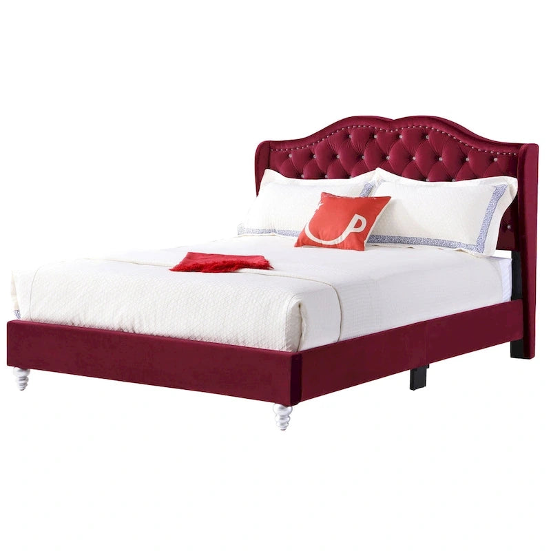 Nordic Style Tufted Upholstered Bed