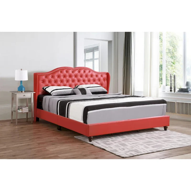 Nordic Style Tufted Upholstered Bed