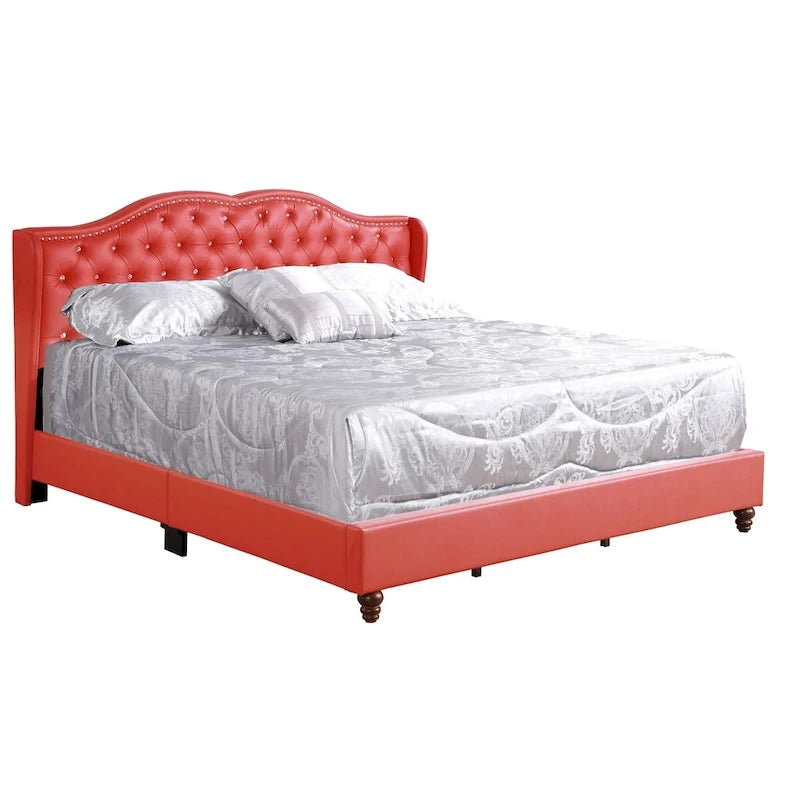 Nordic Style Tufted Upholstered Bed