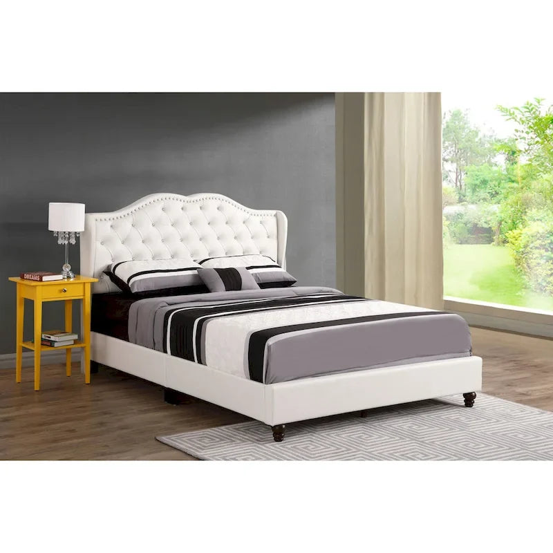 Nordic Style Tufted Upholstered Bed