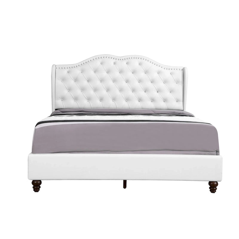 Nordic Style Tufted Upholstered Bed