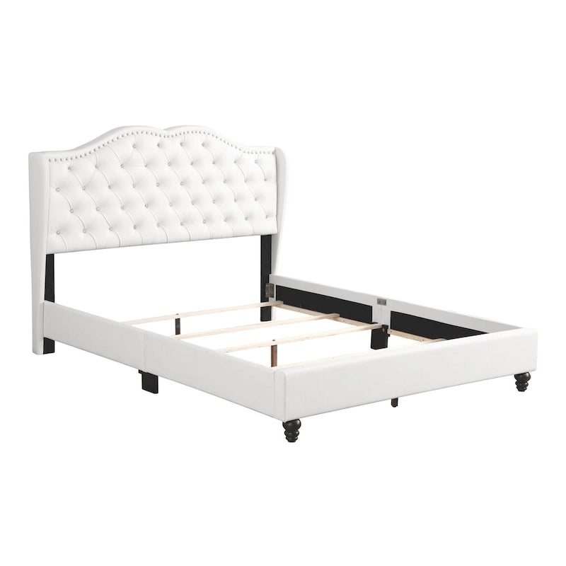 Nordic Style Tufted Upholstered Bed