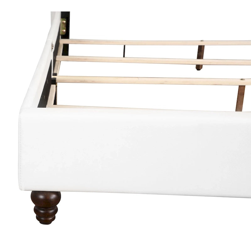 Nordic Style Tufted Upholstered Bed