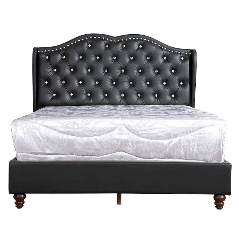 Nordic Style Tufted Upholstered Bed