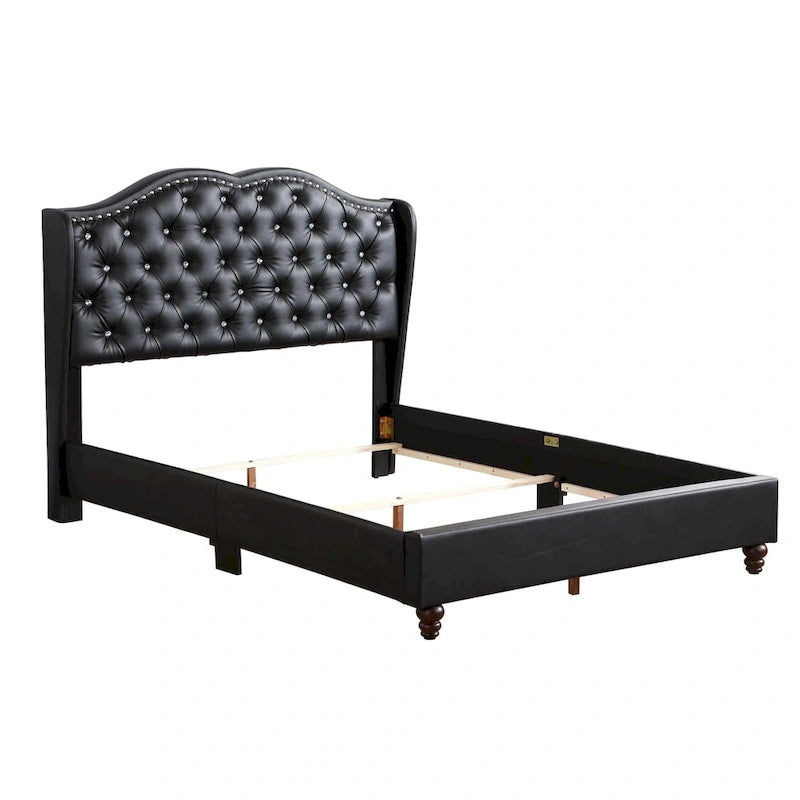 Nordic Style Tufted Upholstered Bed