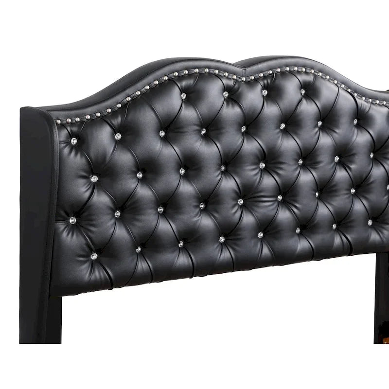 Nordic Style Tufted Upholstered Bed