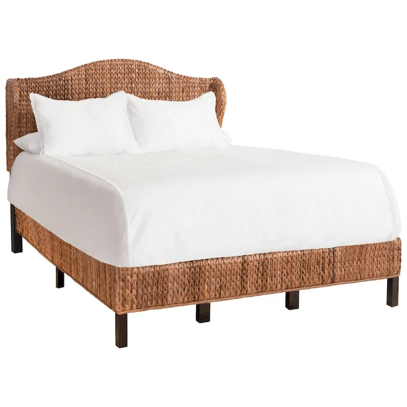 Letto costiero tradizionale in rattan