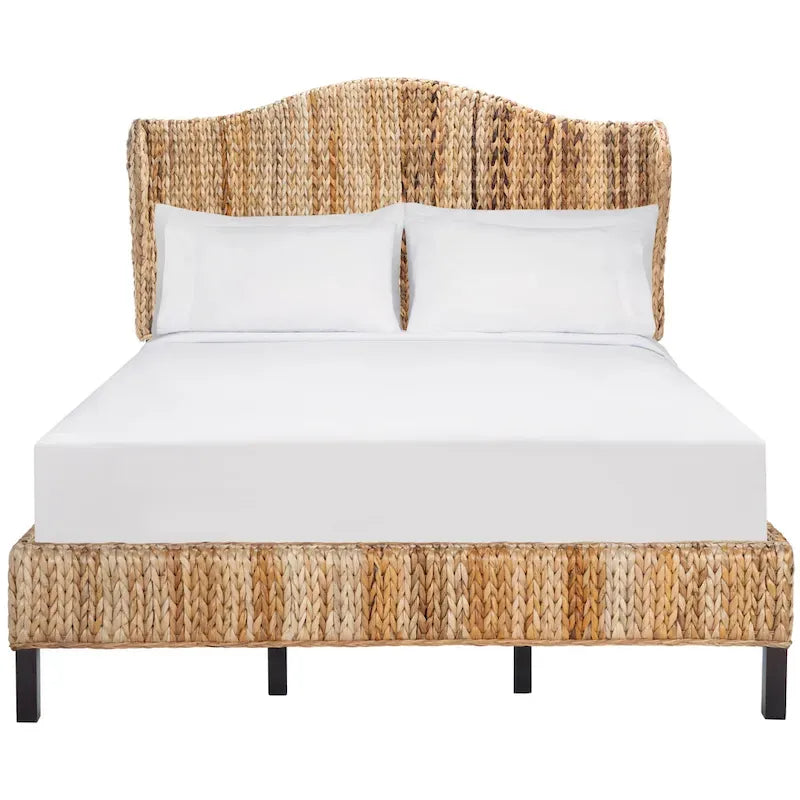 Letto costiero tradizionale in rattan