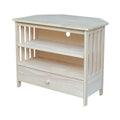 Solid Hardwood Corner TV Stand