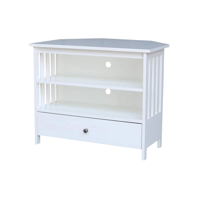 Solid Hardwood Corner TV Stand