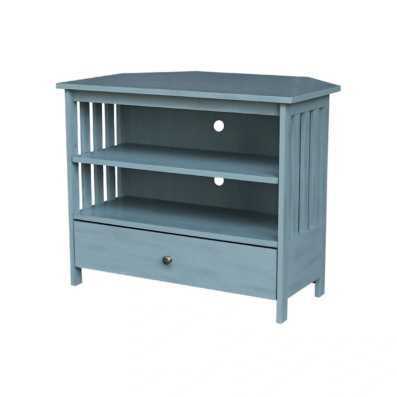Solid Hardwood Corner TV Stand