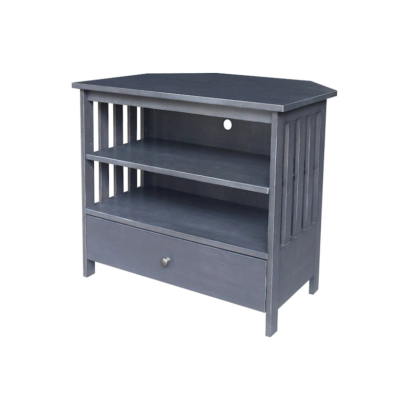 Solid Hardwood Corner TV Stand
