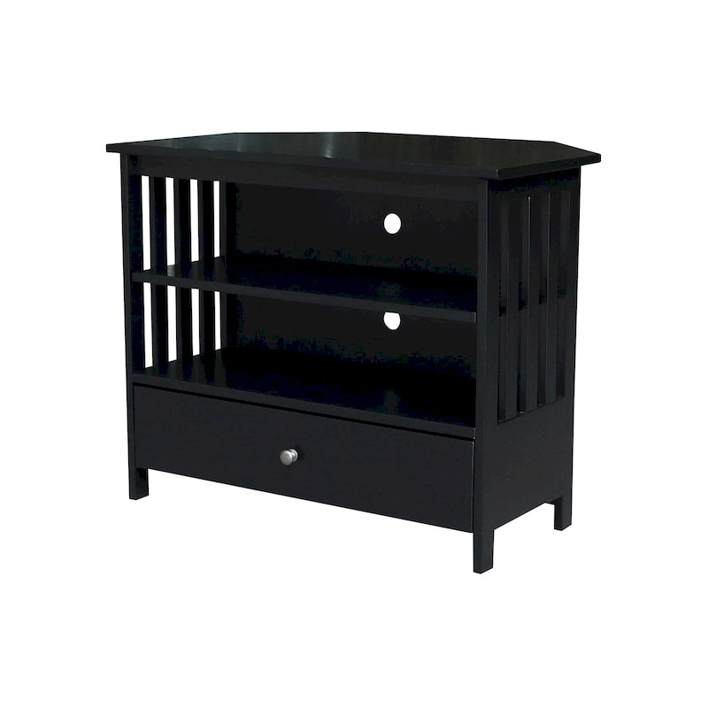 Solid Hardwood Corner TV Stand