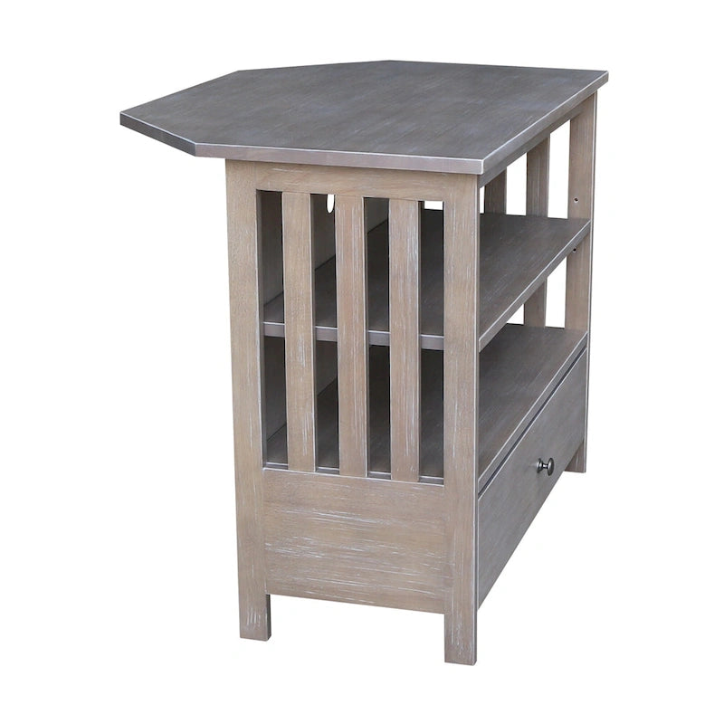 Solid Hardwood Corner TV Stand