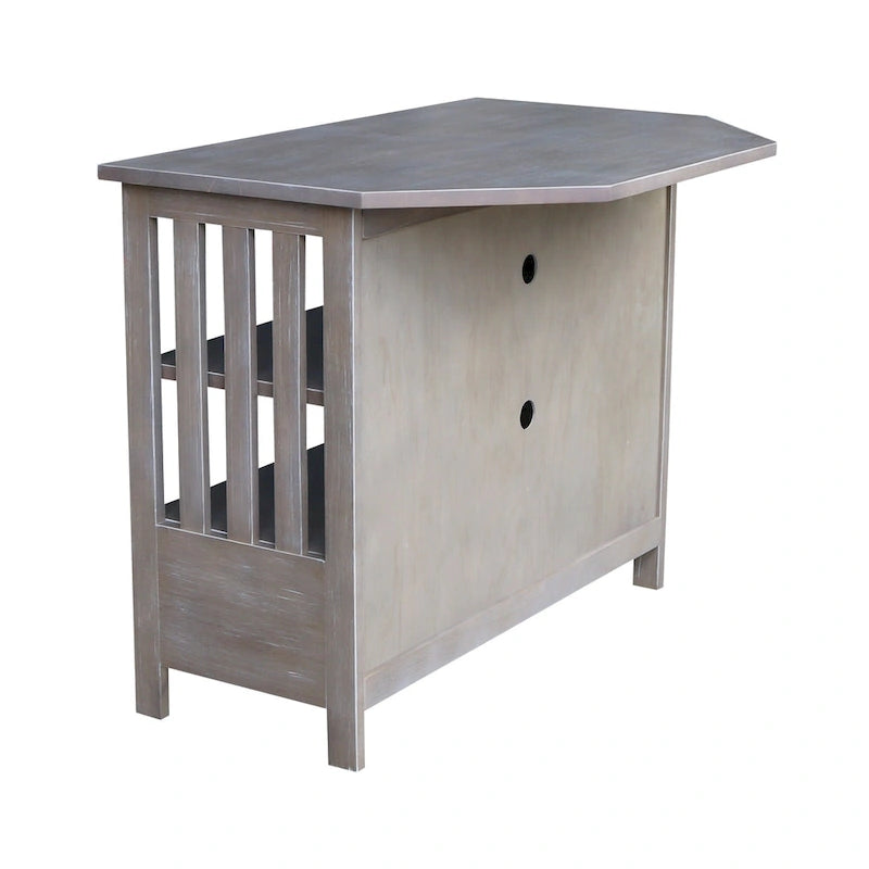 Solid Hardwood Corner TV Stand
