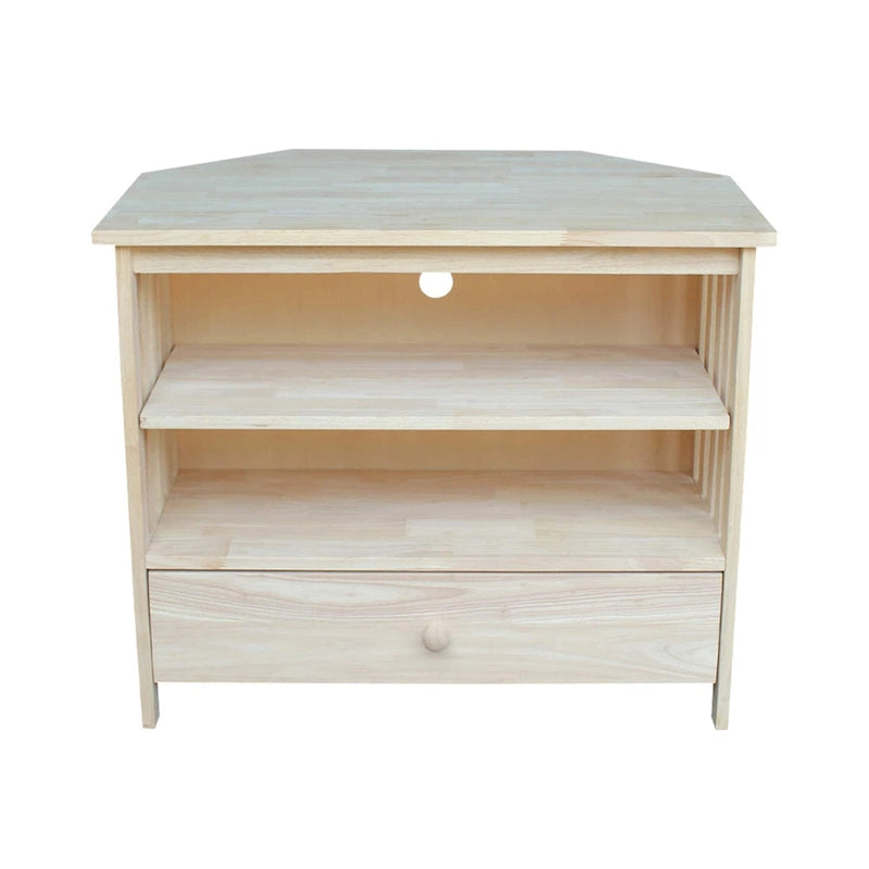 Solid Hardwood Corner TV Stand