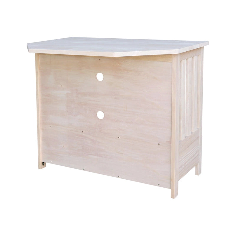 Solid Hardwood Corner TV Stand