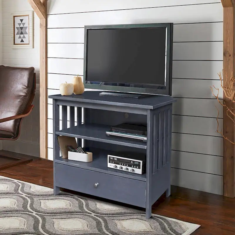 Solid Hardwood Corner TV Stand