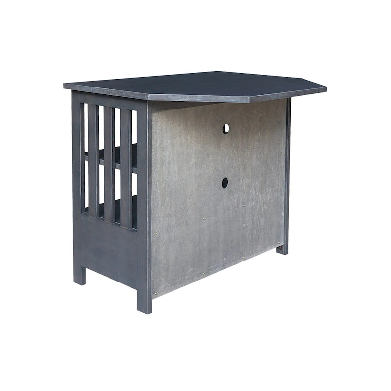 Solid Hardwood Corner TV Stand