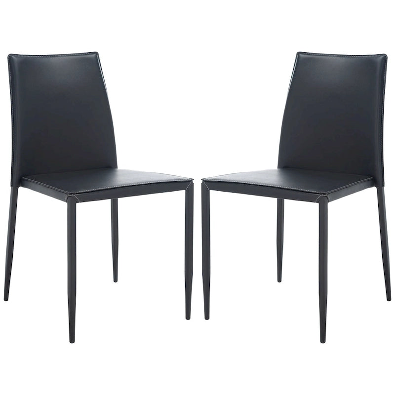 Modern Style Dining Chair (Set of 2) - 21.7 W x 17.3 L x 32.7 H - 22Wx17Dx33H