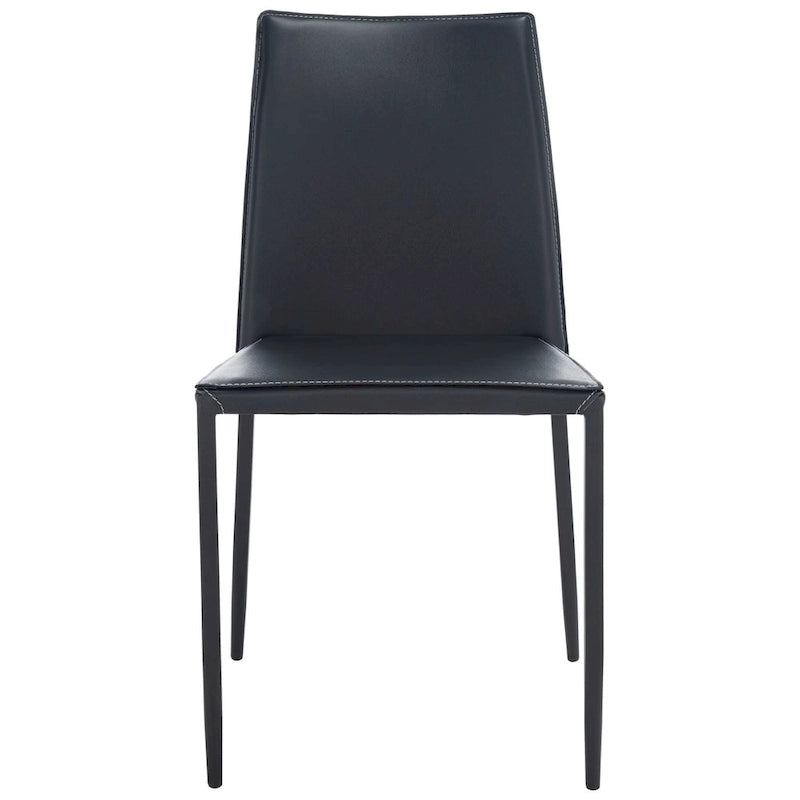 Nowoczesne krzesło do jadalni (zestaw 2 sztuk) - 21.7 W x 17.3 L x 32.7 H - 22Wx17Dx33H