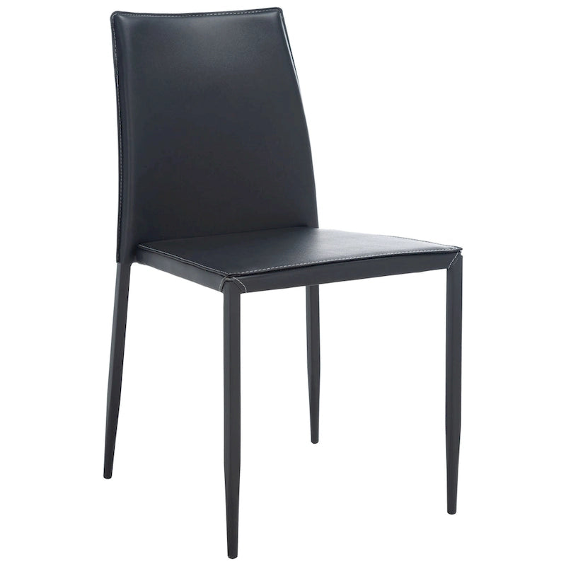 Nowoczesne krzesło do jadalni (zestaw 2 sztuk) - 21.7 W x 17.3 L x 32.7 H - 22Wx17Dx33H