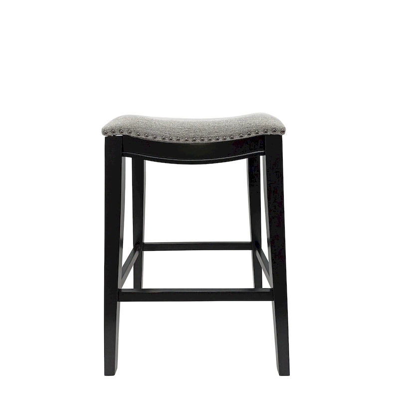 Nordic style 30 Saddle Barstool - Set of 2