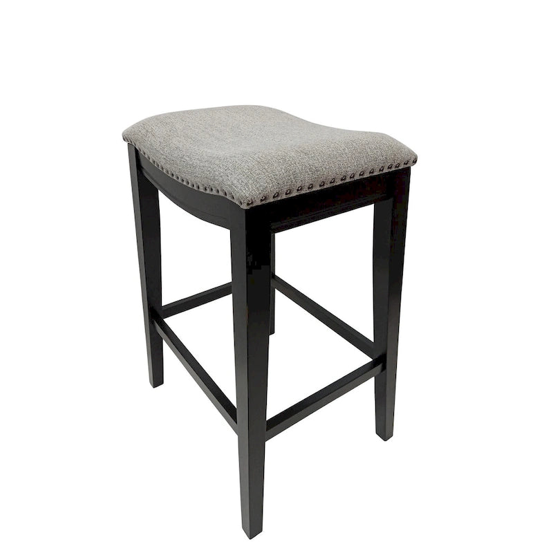 Nordic style 30 Saddle Barstool - Set of 2