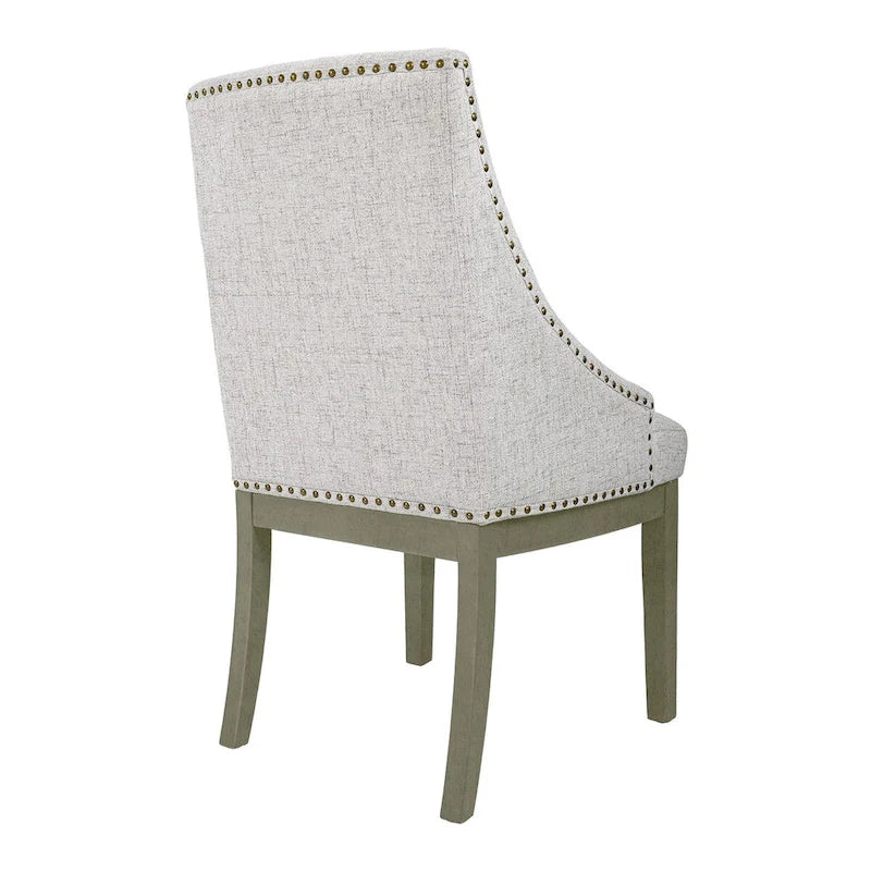 Sedia imbottita moderna e minimalista
