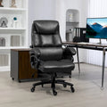 400lbs Big and Tall Executive Office Chair, PU Leather Computer Desk Chair with Adjustable Height